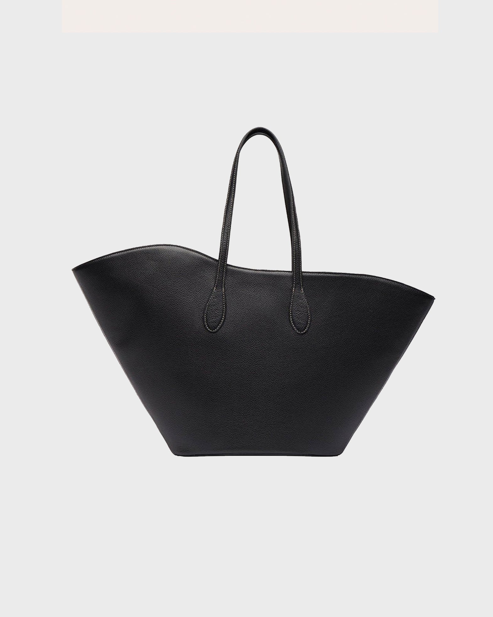 Liffner Bag Open Tulip Tote Large Black ONESIZE