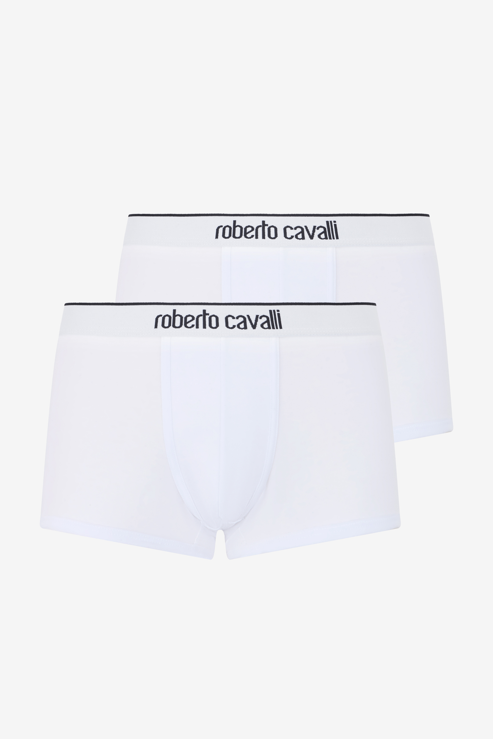 White Cotton Boxers Bi-pack