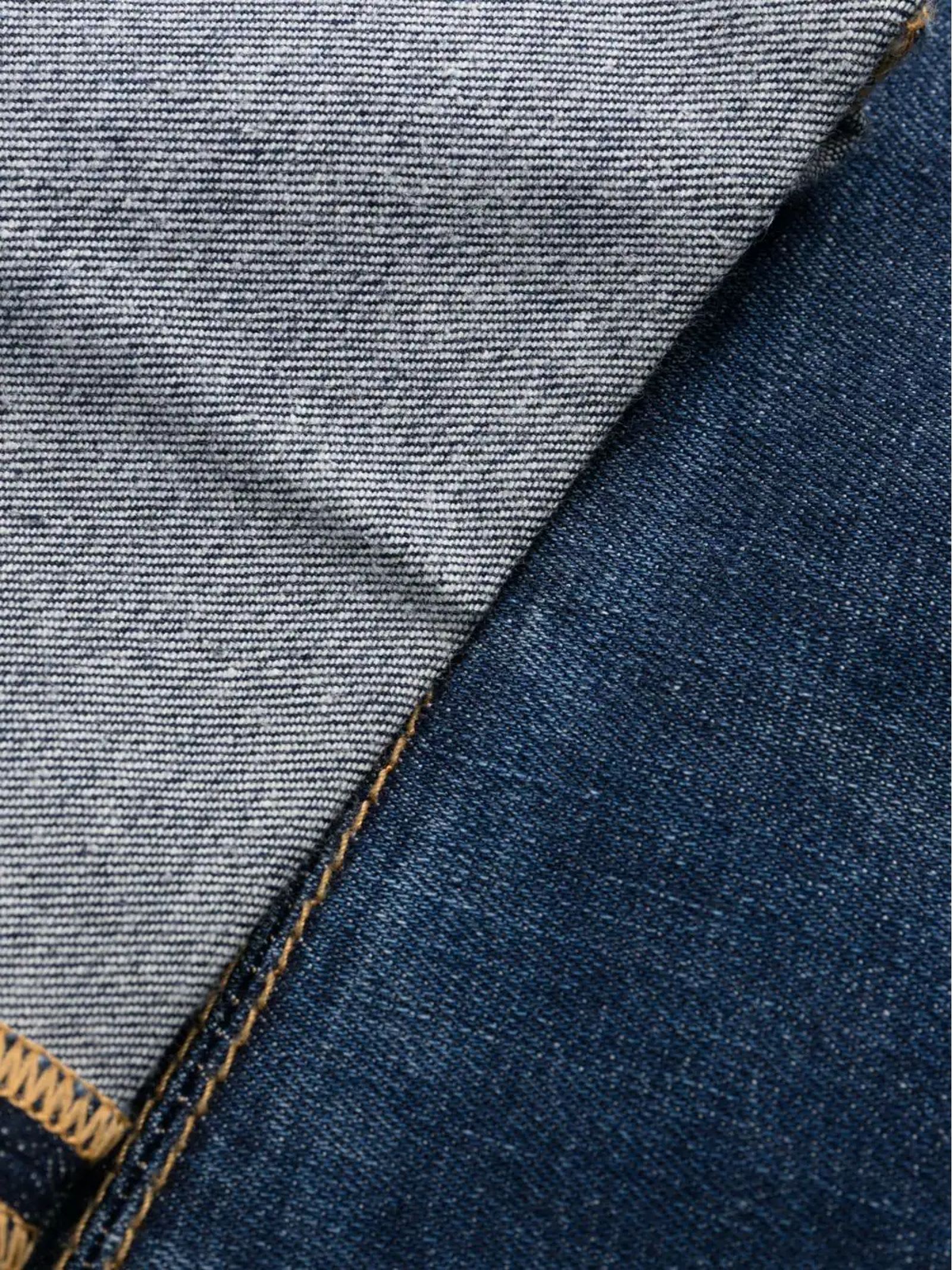 Blue Stretch-Cotton Denim Jeans