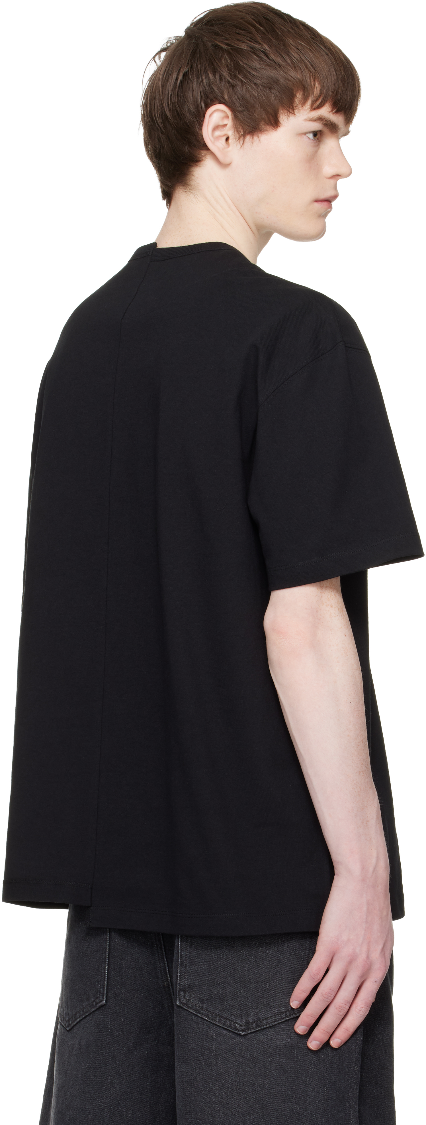 Black Split T-shirt