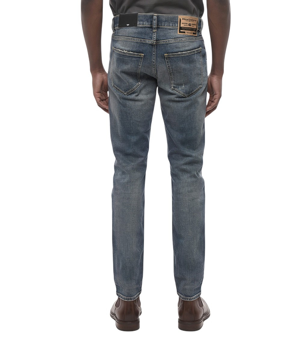 Blue Mid Rise Jeans