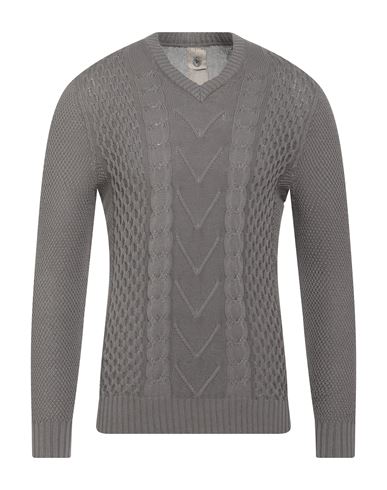 Man Sweater Grey Size 38 Cotton