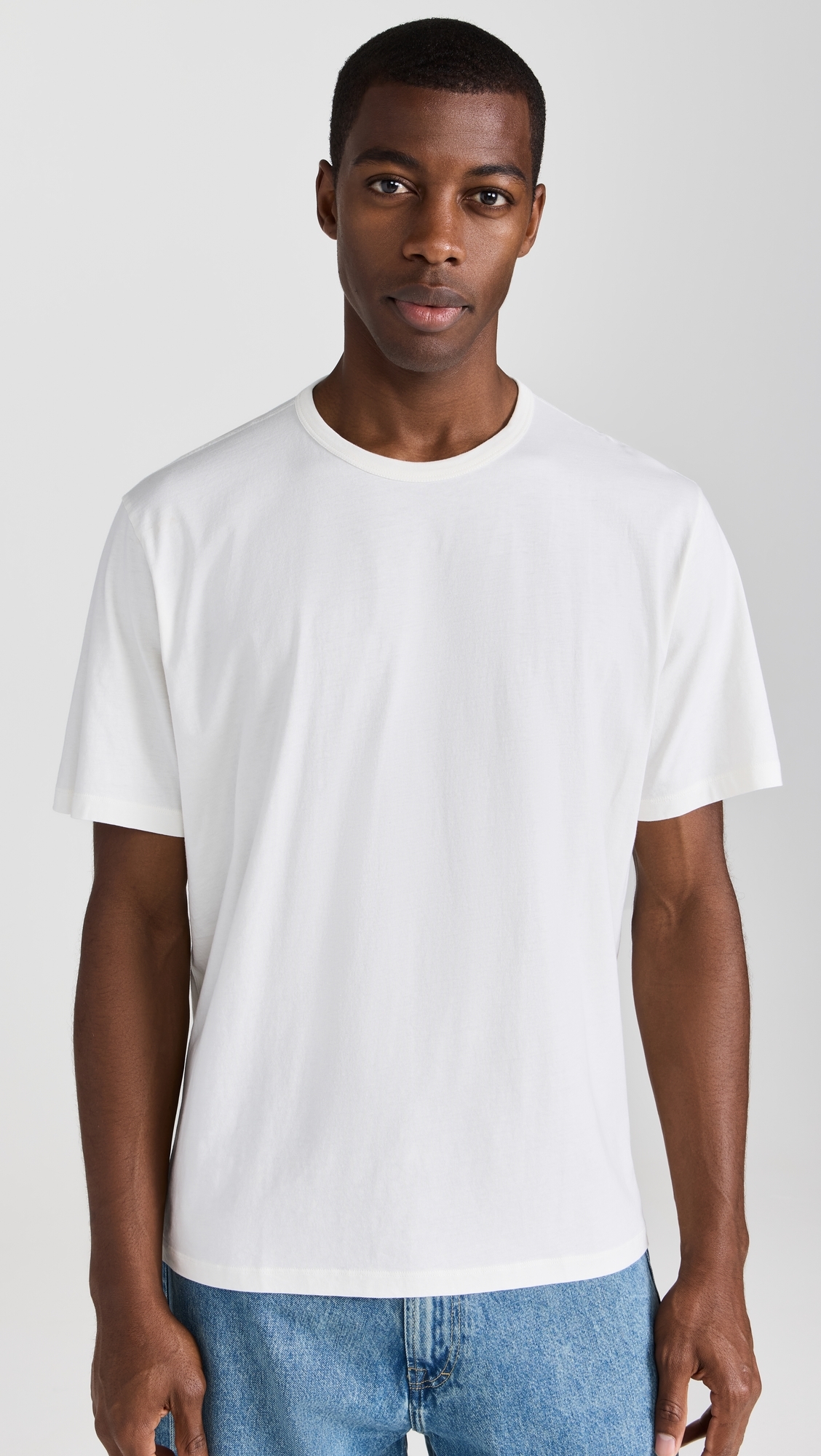 New Box T-Shirt White Clean Jersey