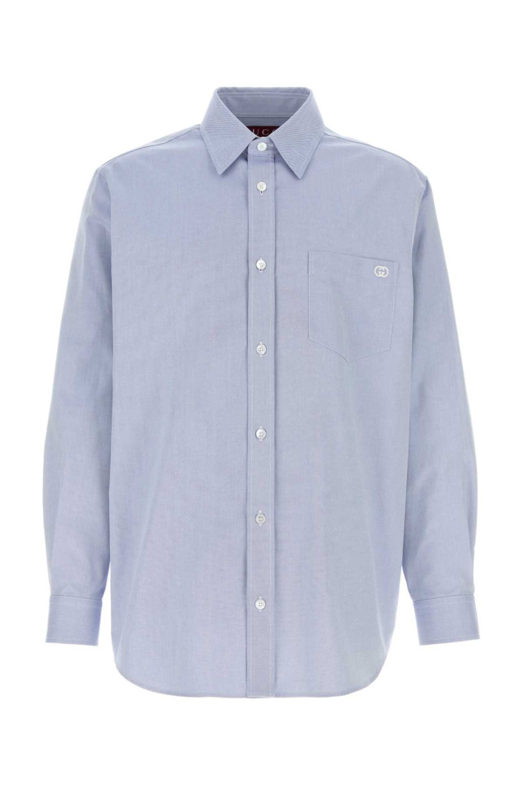 Powder Blue Oxford Shirt