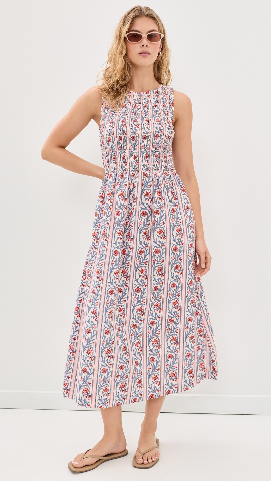 Sara Floral Vine Dress Vine Floral