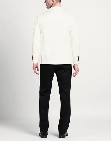 Man Blazer White Size 36 Cotton