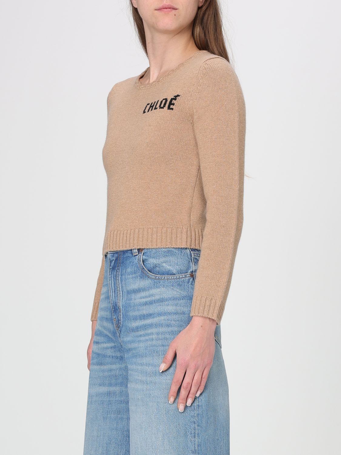 Sweater CHLOÉ Woman color Brown