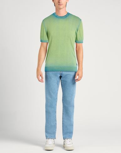 Man Sweater Blue Size L Cotton