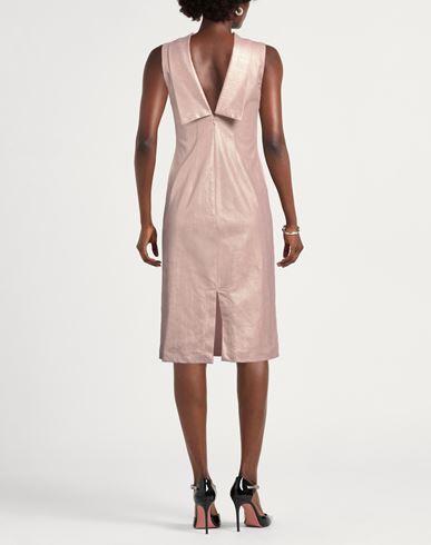 Woman Midi dress Antique rose Size M Cotton, Polyester, Polyurethane, Elastane