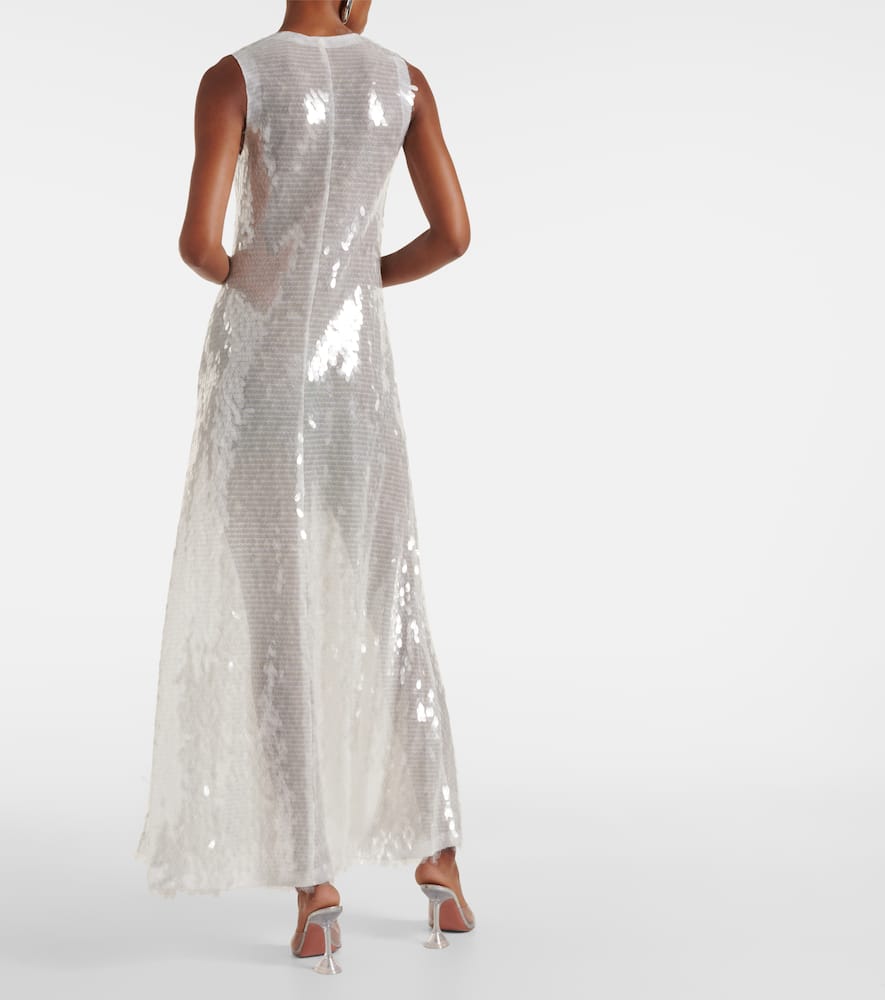 Norma Kamali Sequined maxi dress