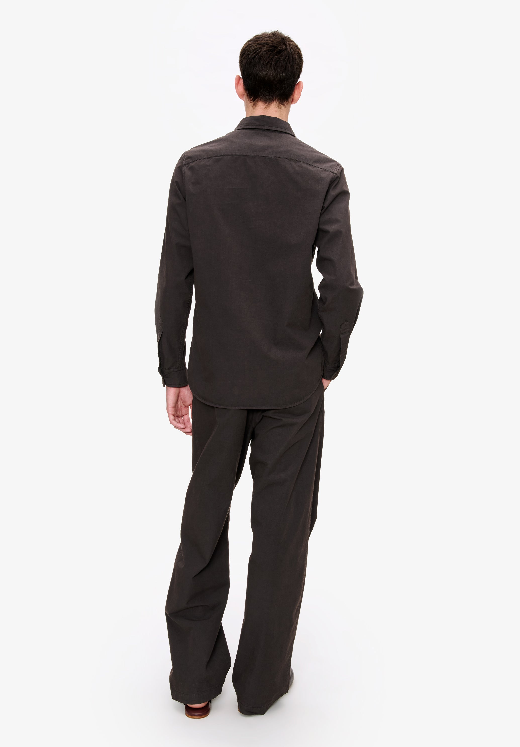 A. P.C. Men's Dan chinos Size: 44 in Dark chestnut brown