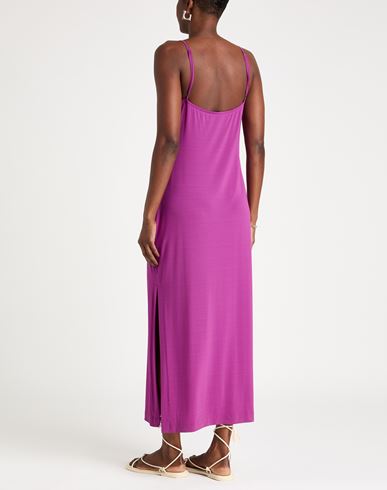 Woman Maxi dress Mauve Size 8 Viscose, Polyamide, Elastane
