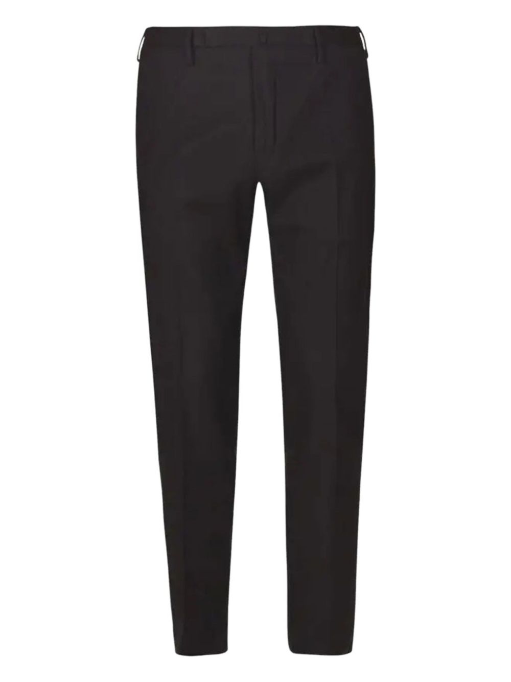 Incotex pressed-crease trousers - Black