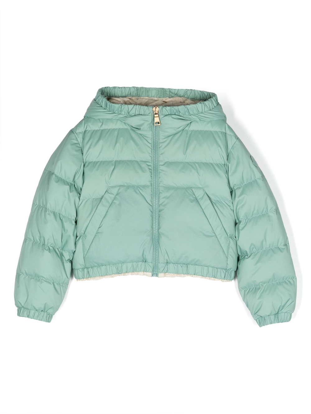 Hooded puffer jacket - Green