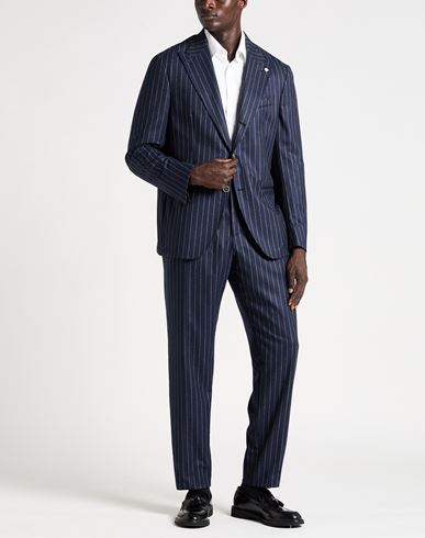 Man Suit Navy Size 44 Virgin Wool