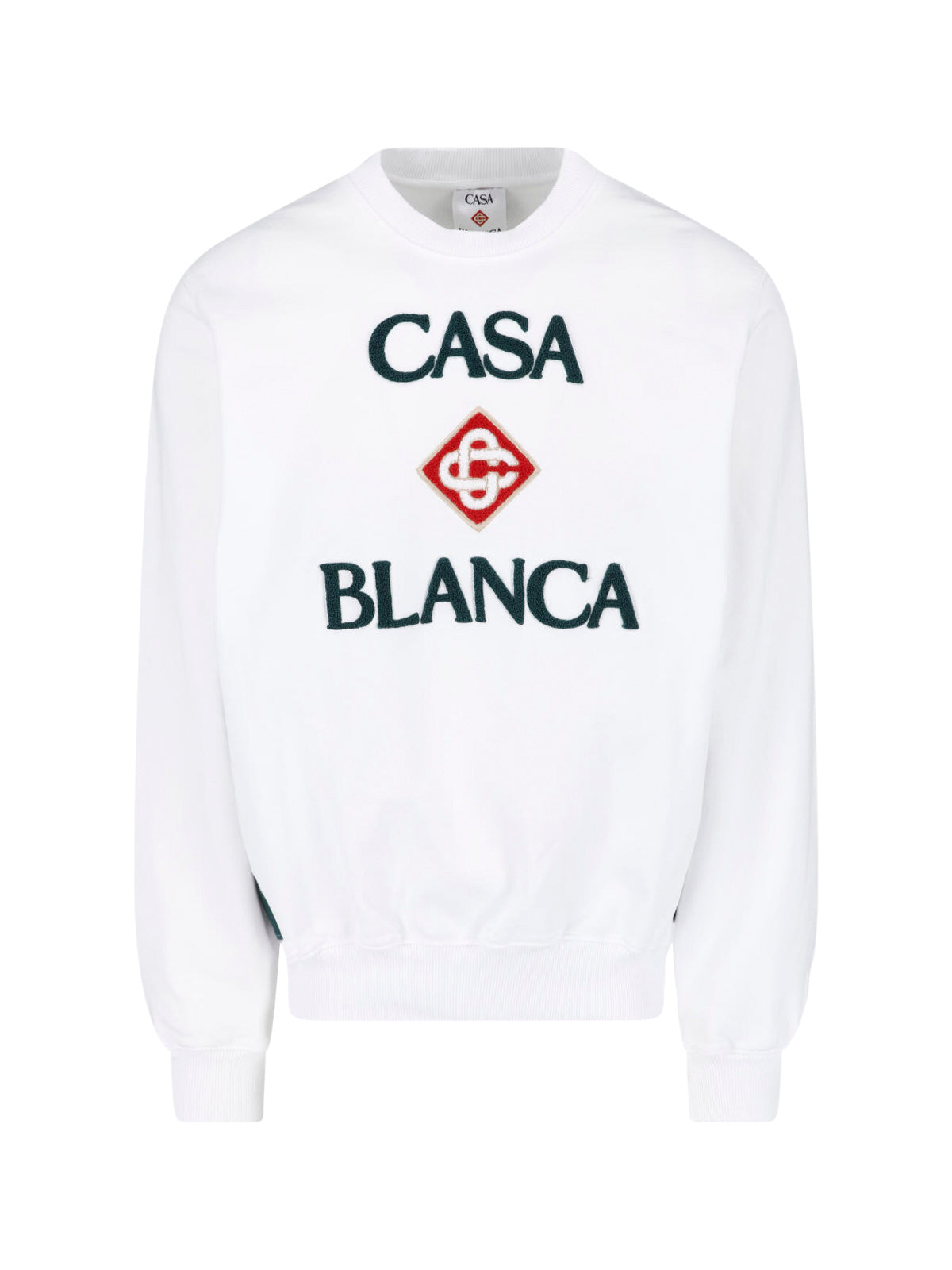 Stacked Logo Organic Cotton Sweater