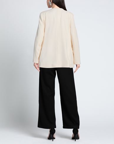 Woman Blazer Ivory Size 8 Polyester, Viscose