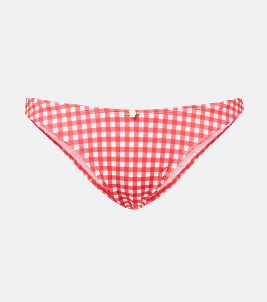 Lenny gingham bikini bottoms
