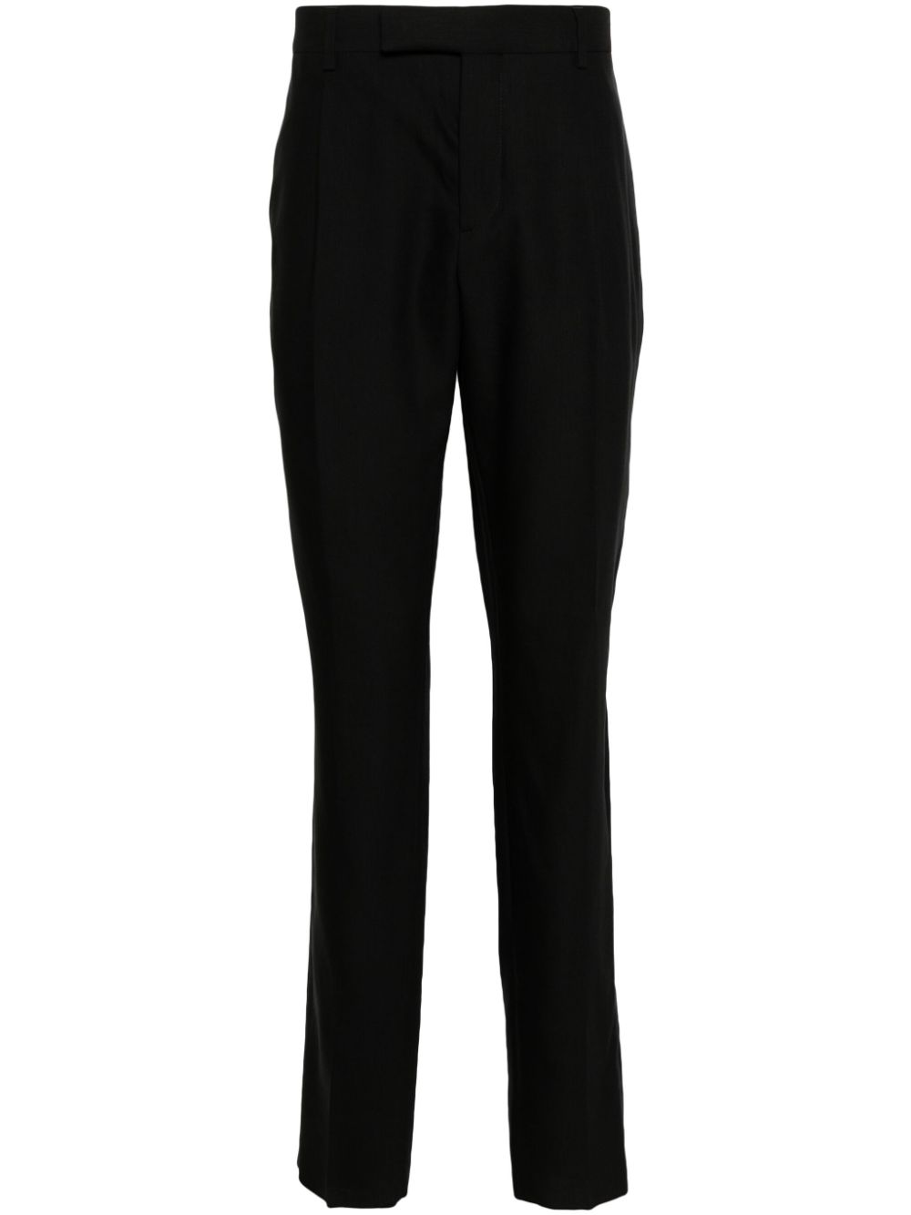 Tailored tapered trousers - Black