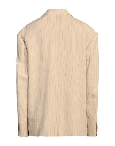Woman Blazer Sand Size 2 Viscose, Cotton