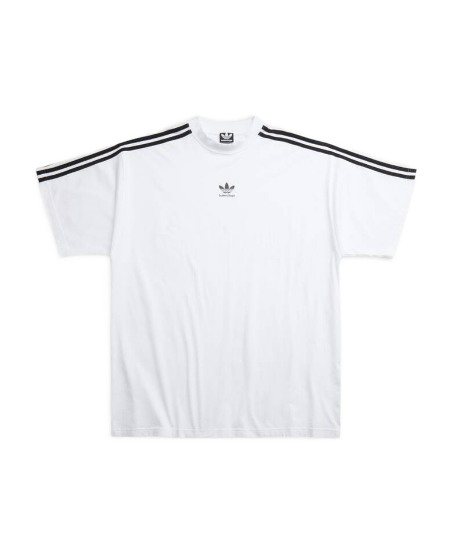 Men's Balenciaga / Adidas T-shirt Oversized in White