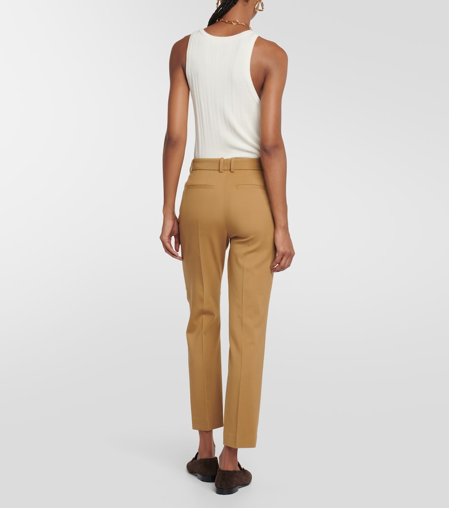 Eliston wool gabardine straight pants