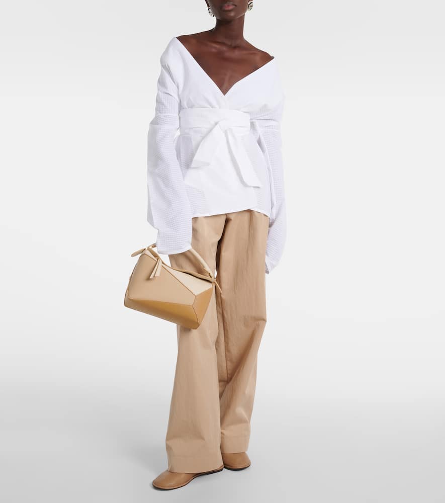 Arya cotton wrap top