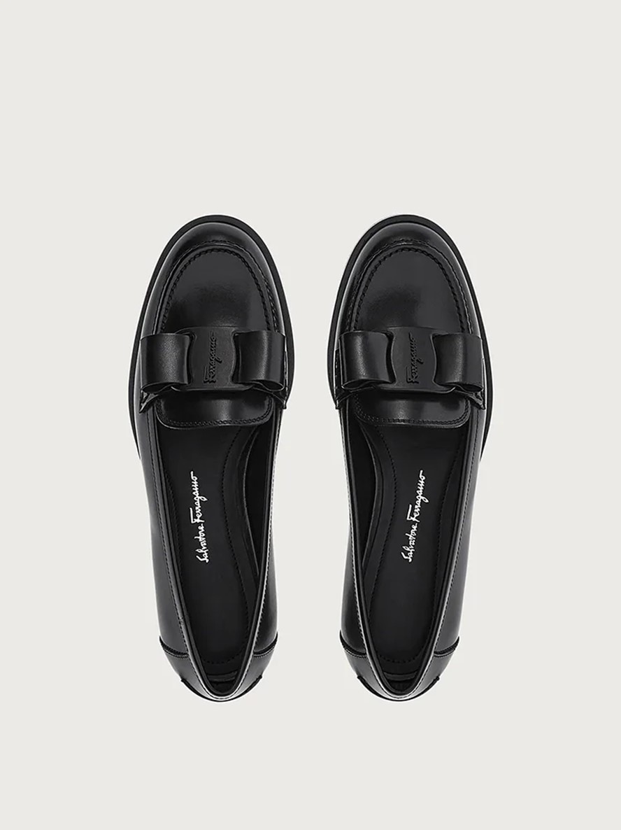 Vivaldo leather ballerina shoes - Black