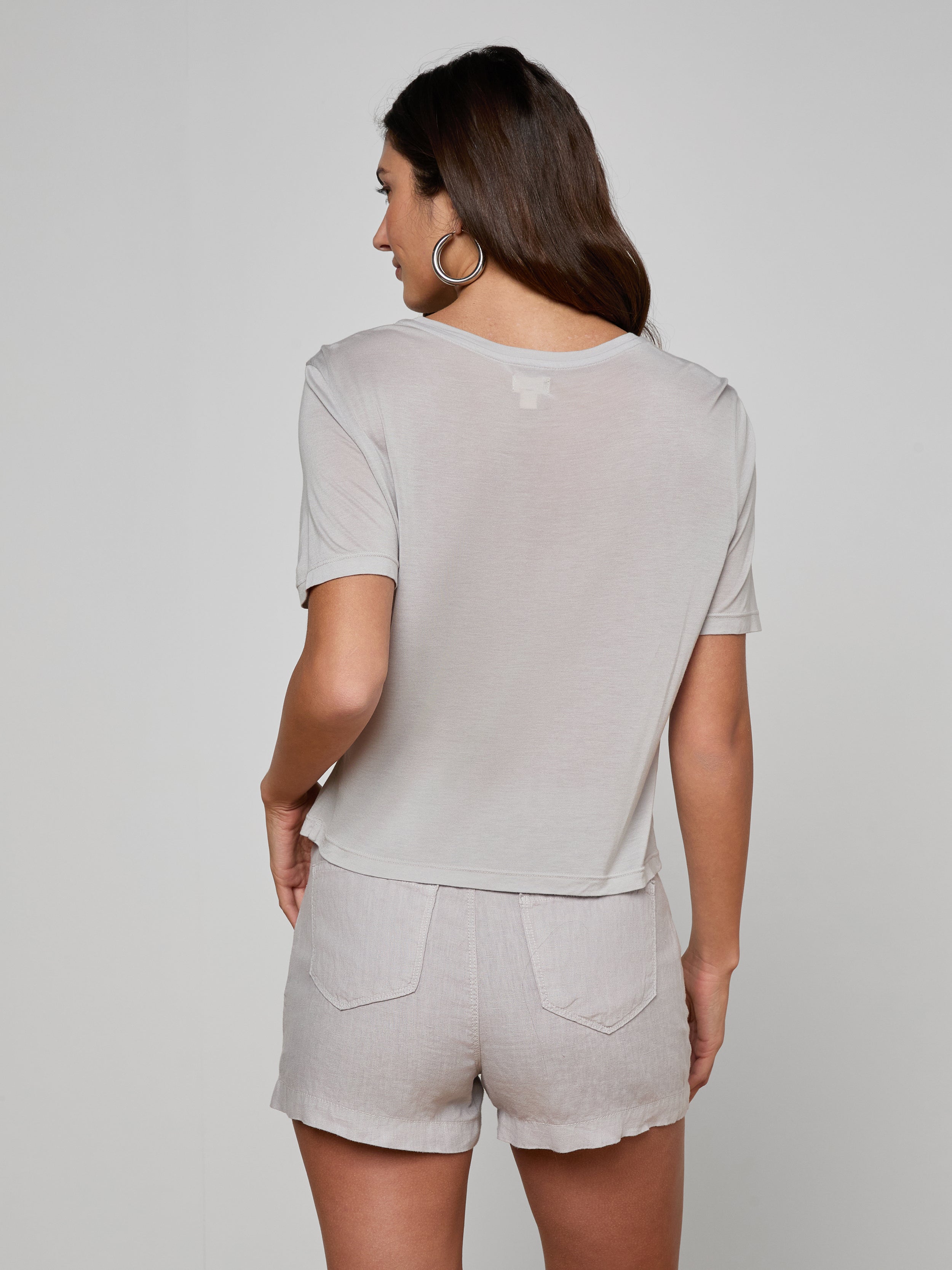 Remy T-Shirt In Light Pewter