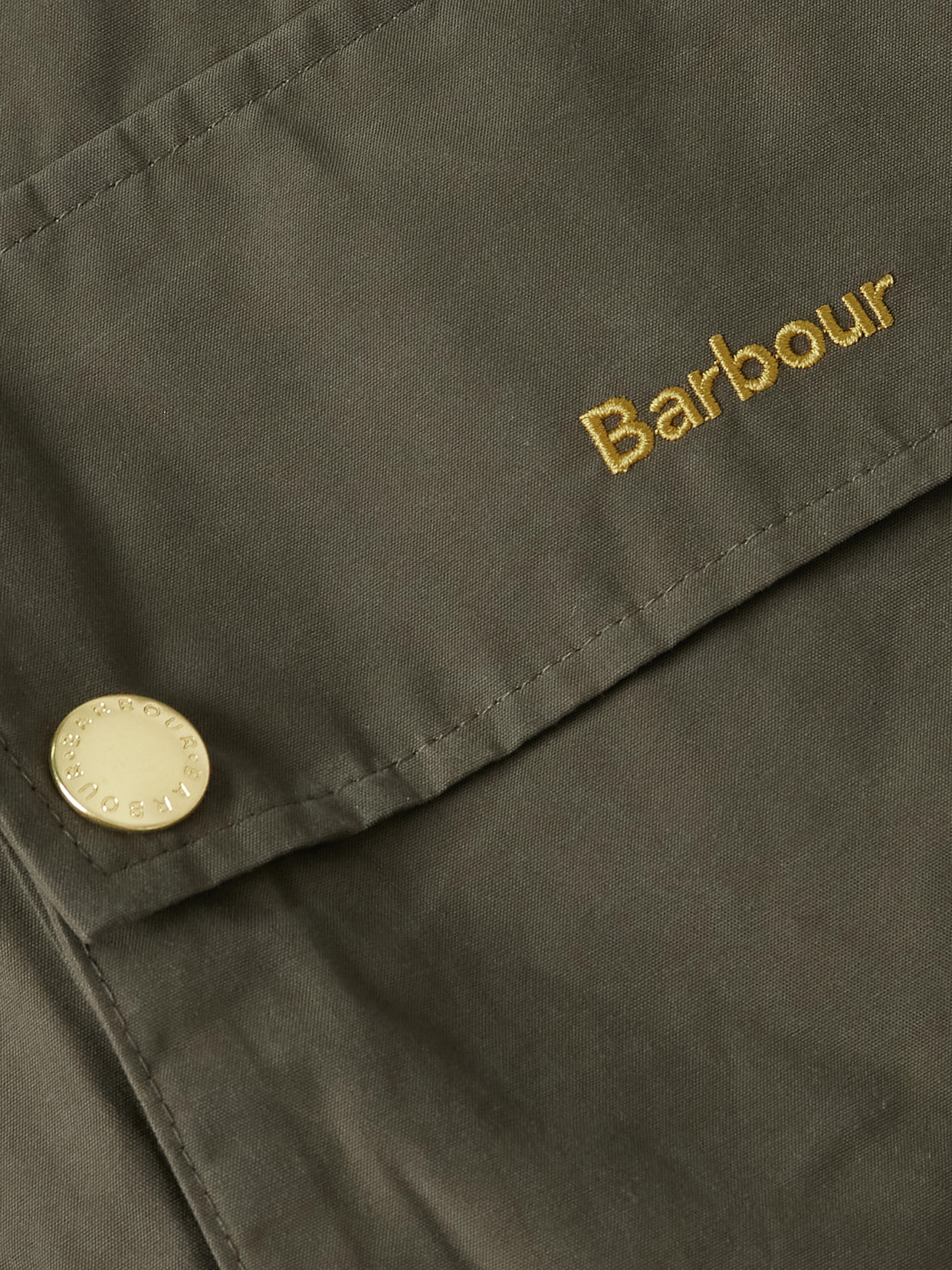Icons Bedale Corduroy-trimmed Waxed Cotton-blend Jacket - Green