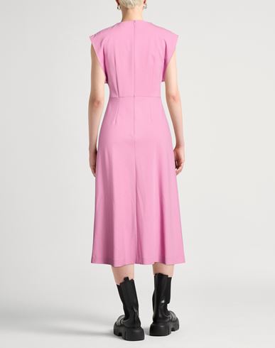 Woman Midi dress Pink Size 4 Polyester, Virgin Wool, Elastane