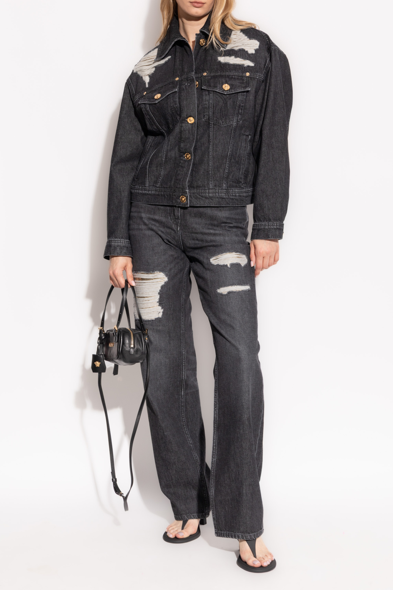 Straight-leg Jeans, Women's, Grey