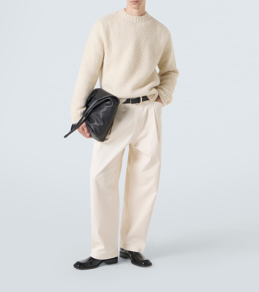 Mohair and alpaca-blend sweater