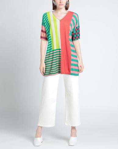 In Bed With You Woman Sweater Emerald green Size S Cotton, Viscose