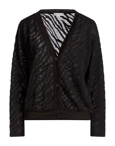 Woman Cardigan Black Size XS Cotton, Linen, Polyamide