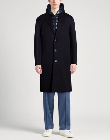 Man Coat Midnight blue Size 38 Cashmere