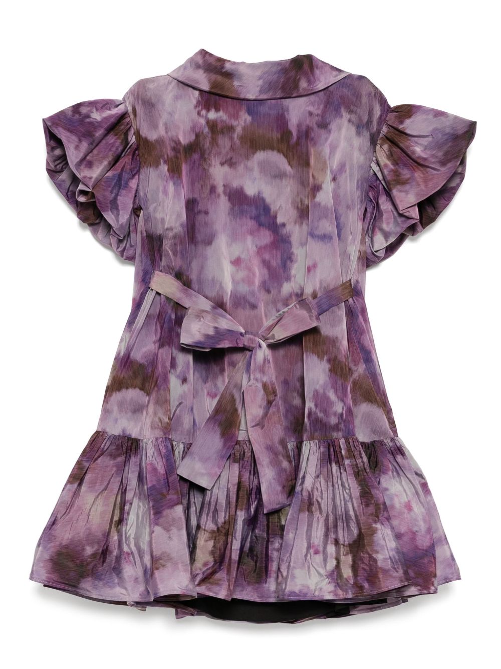 Amsale taffeta trapeze dress - Purple
