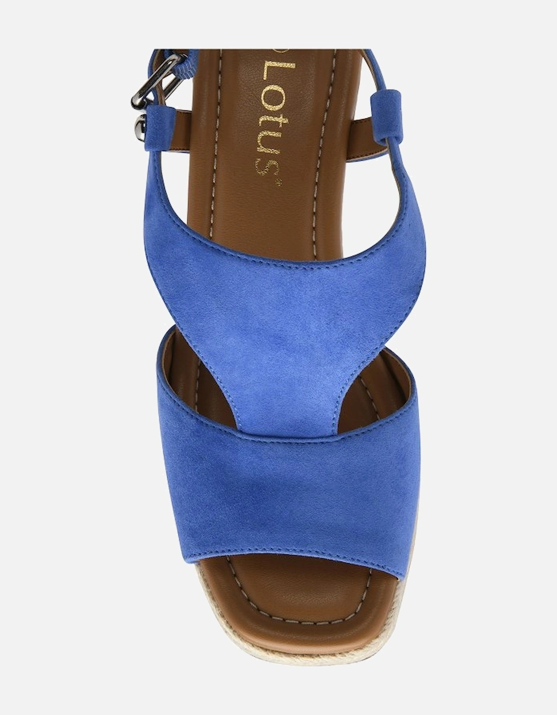 Lotus Women's Madalene Womens Wedge Sandals - Blue