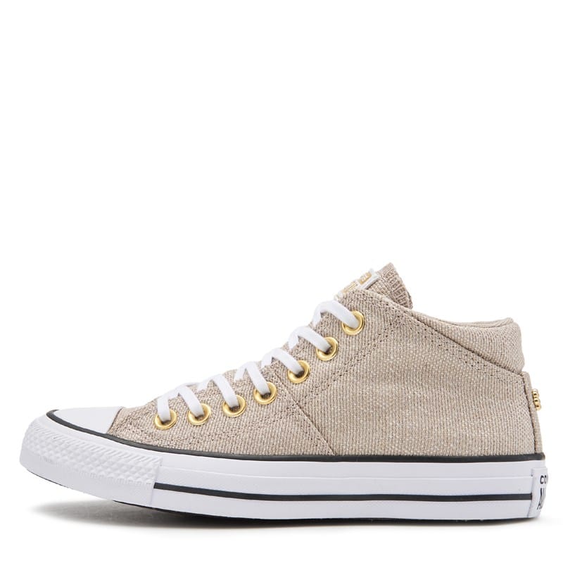 Women's Chuck Taylor All Star Madison High Top Sneakers (Tan/Gold)