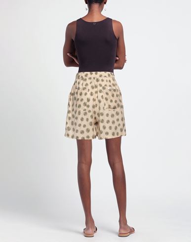 Woman Shorts & Bermuda Shorts Military green Size 2 Silk