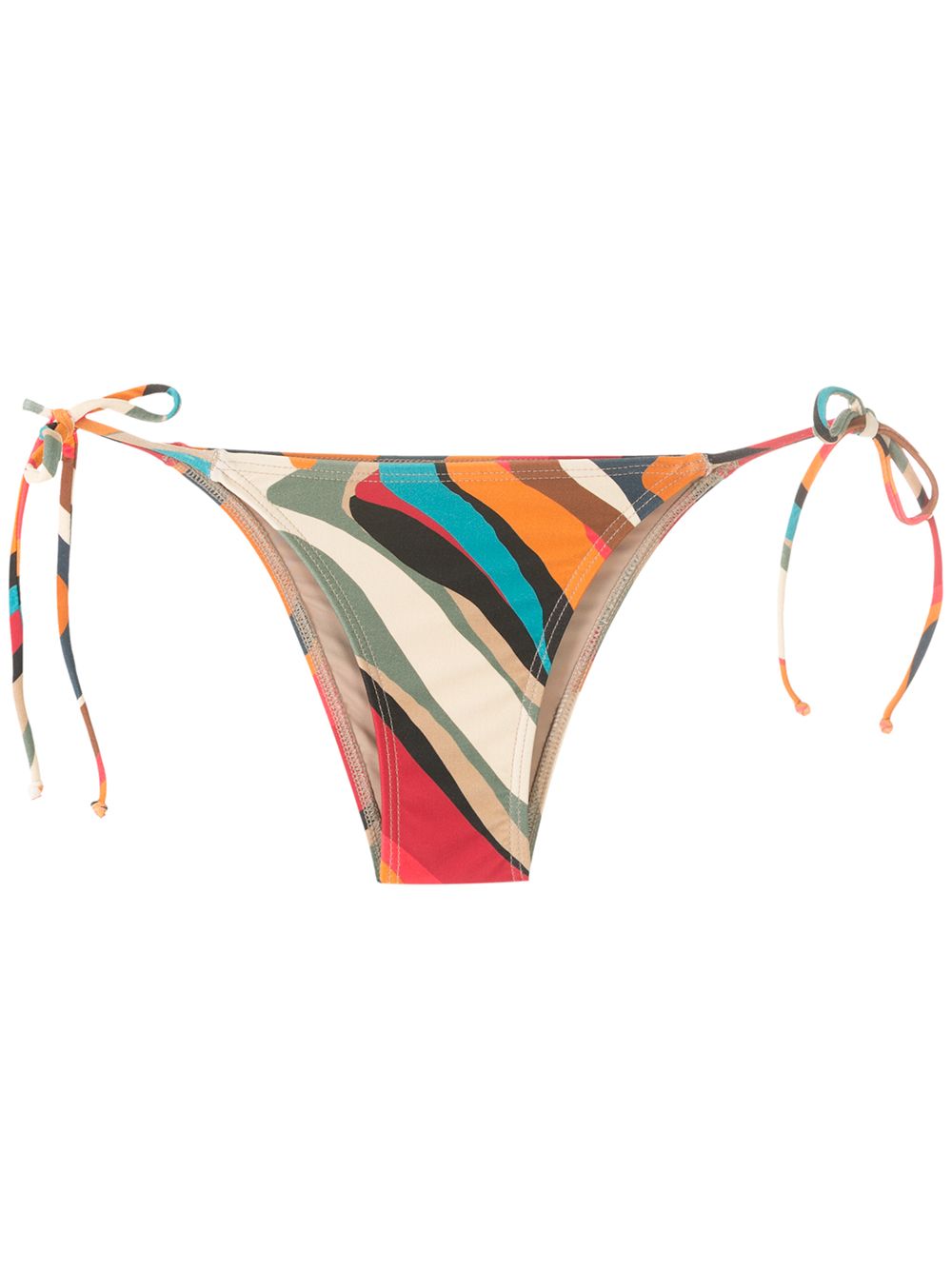 Thai print bikini bottoms - Blue