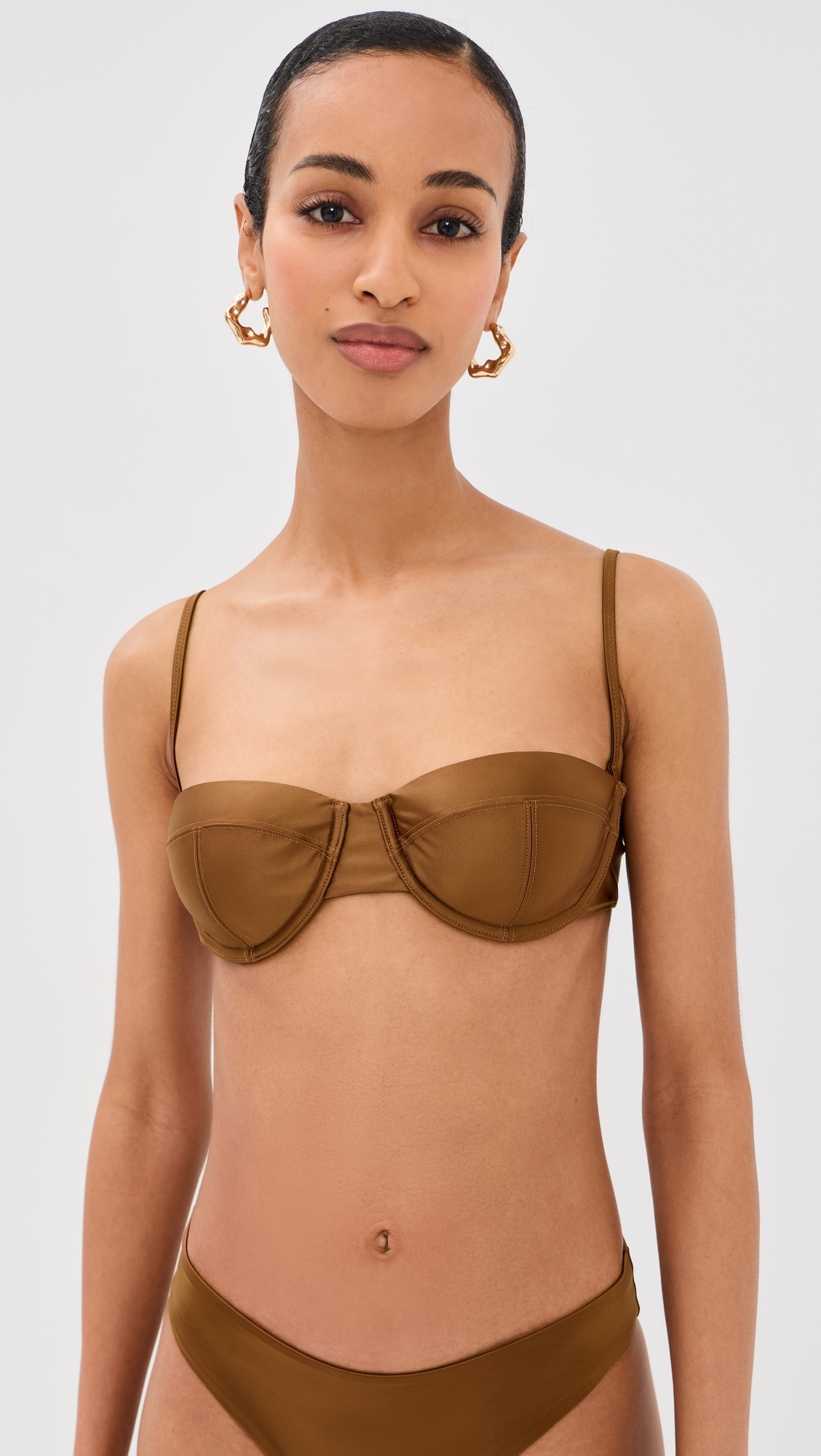Jo Balconette Bikini Top Bronze