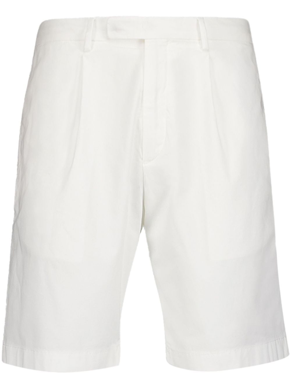 Cotton relaxed shorts - White