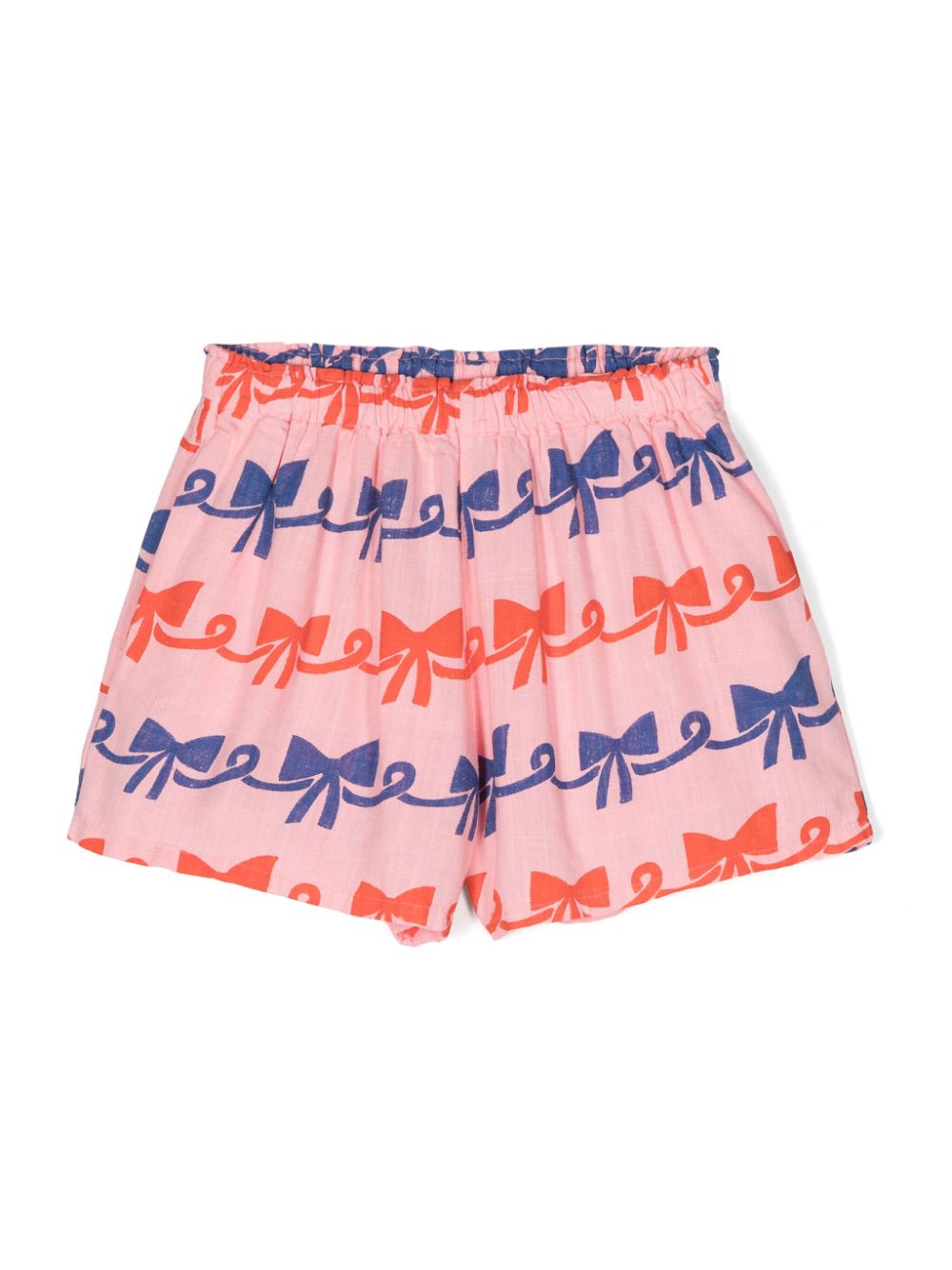 Ribbon Bow-print shorts - Pink