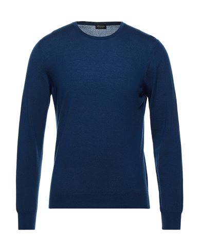 Man Sweater Pastel blue Size 42 Cashmere