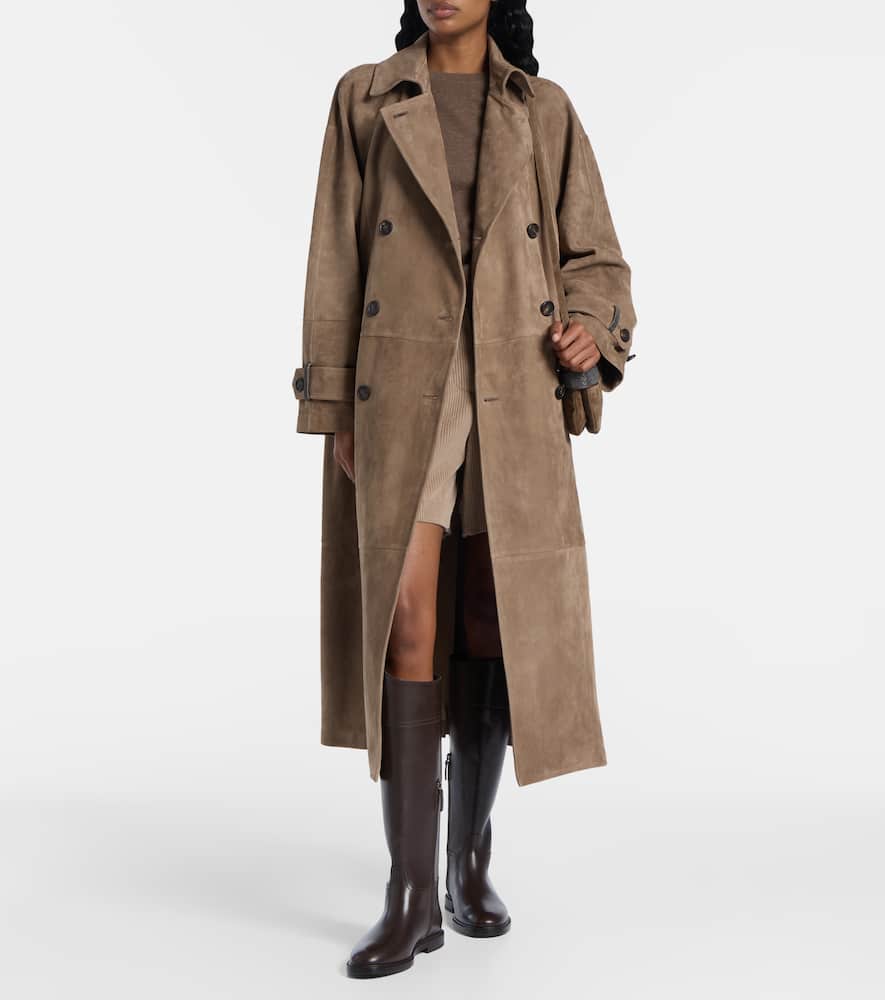 Monili leather knee-high boots