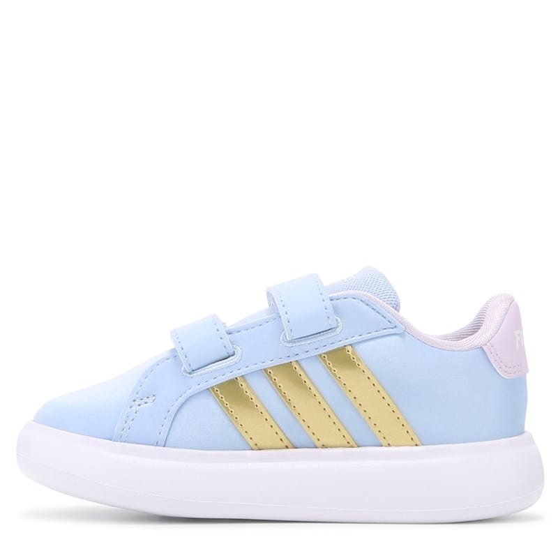 Kids' Disney Grand Court 3.0 Sneaker Toddler Shoes (Blue/Gold Anna)