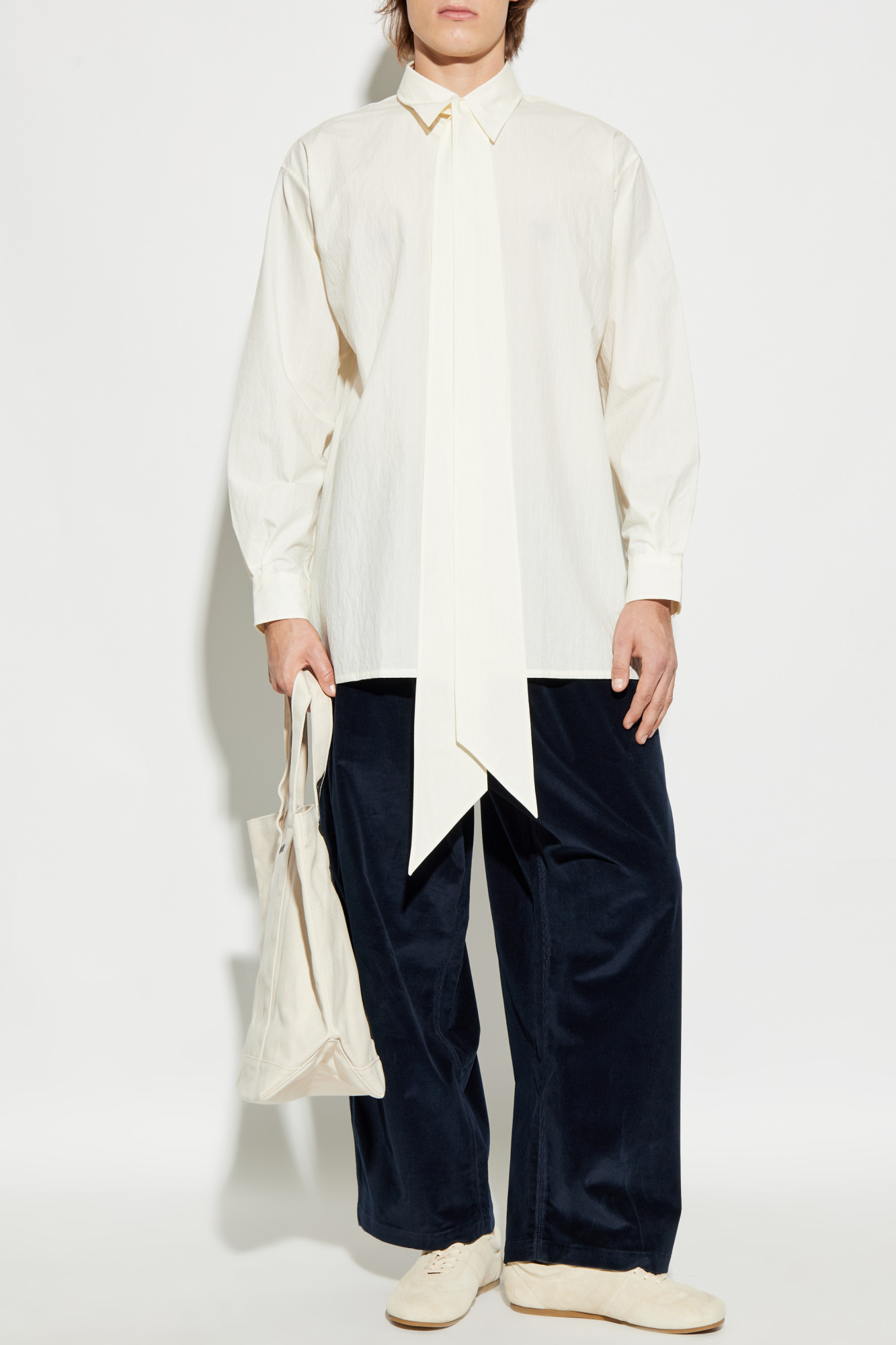 'Cravat' Shirt, Men's, Cream