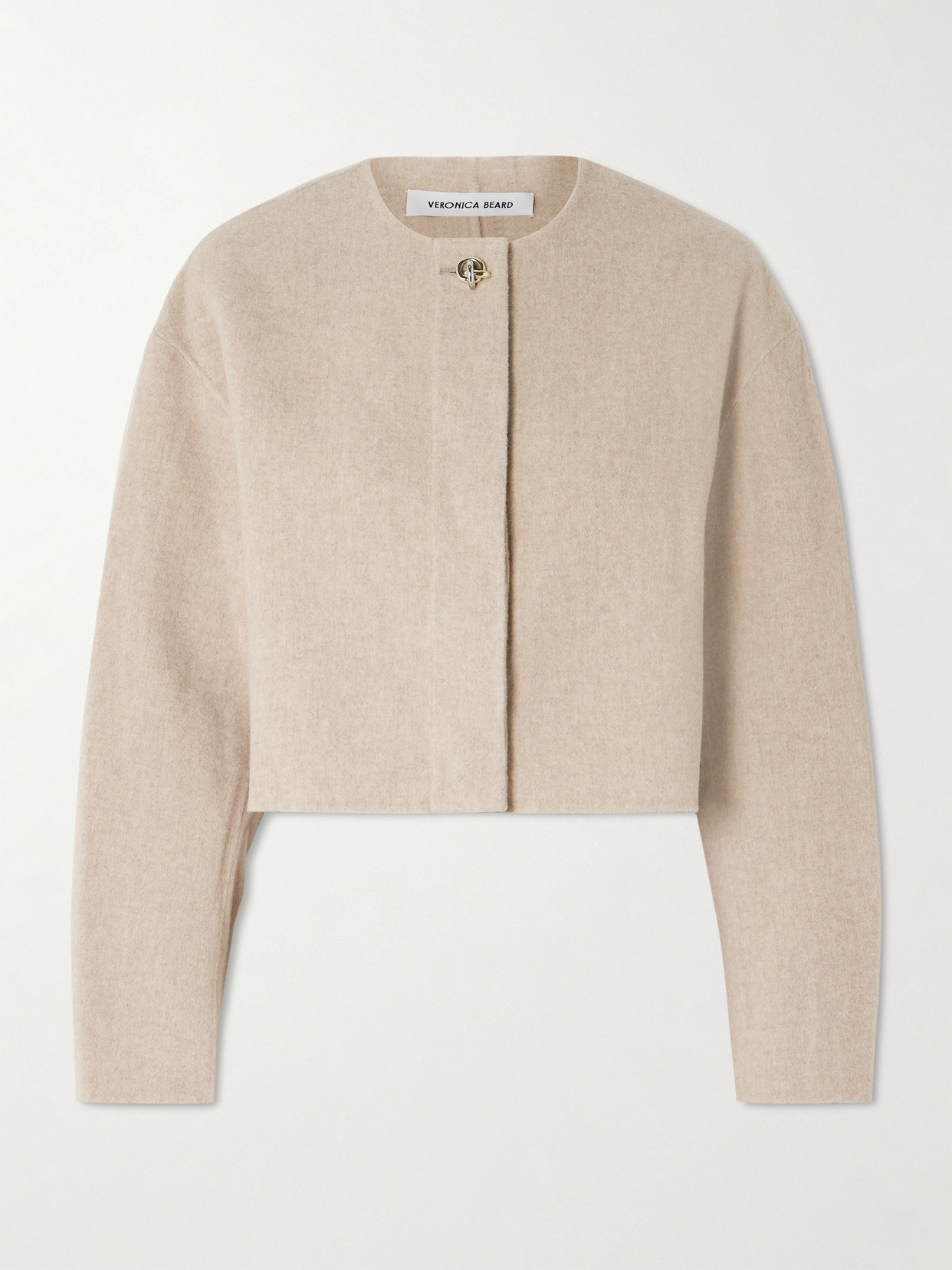 Philips Cropped Wool-blend Jacket - Neutrals