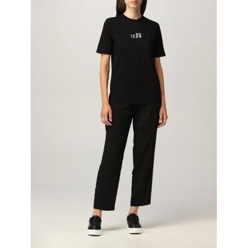 Logo-print cotton T-shirt - Black